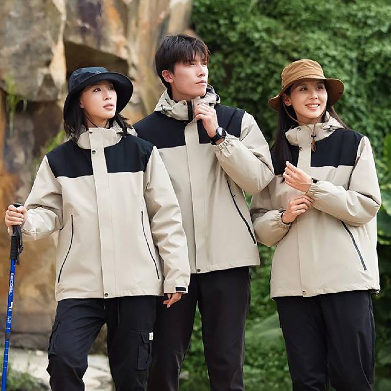Men's Waterproof & Windproof Hooded Jacket - Outdoor Adventure Ready